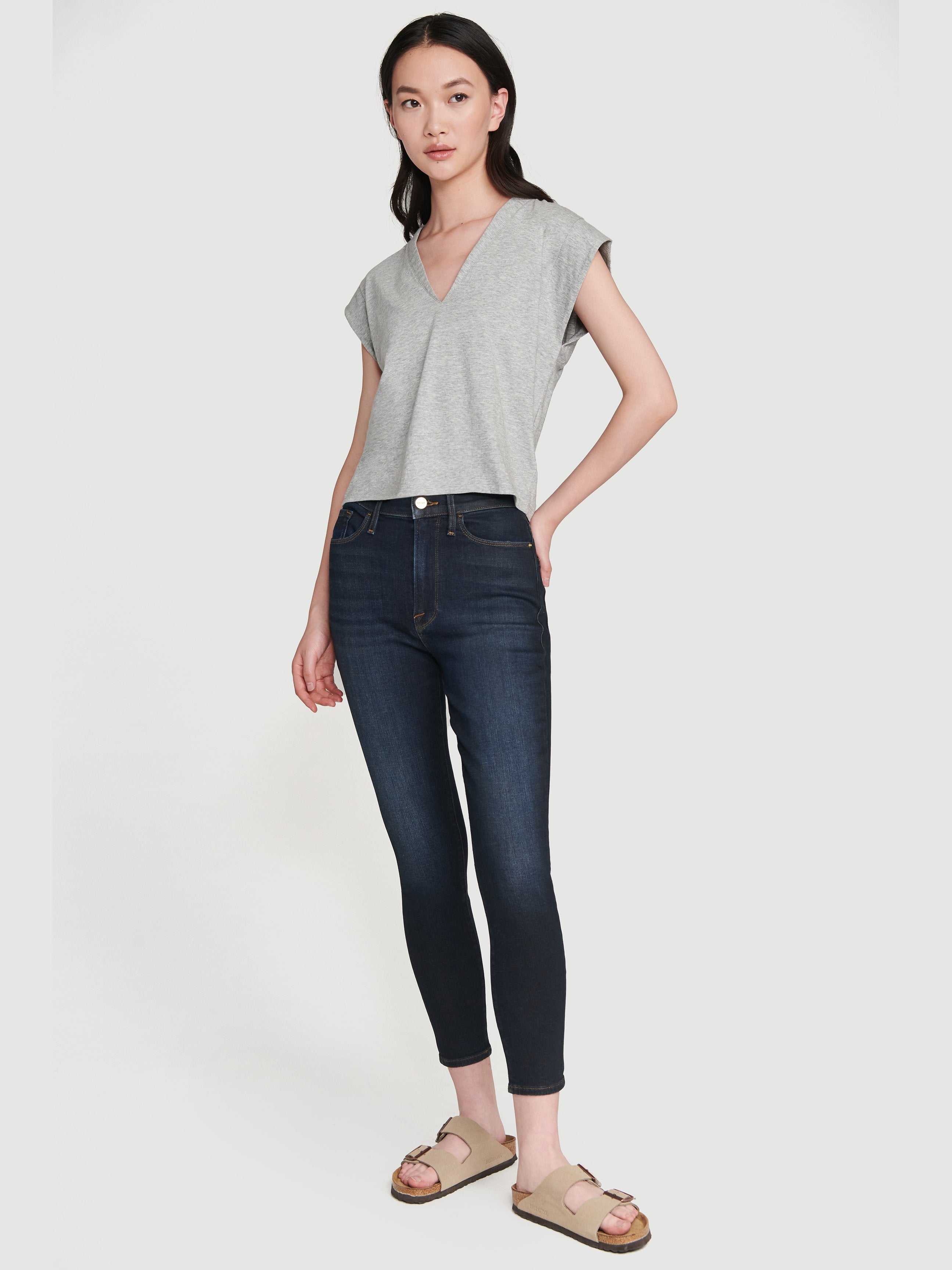 jeans front full body view