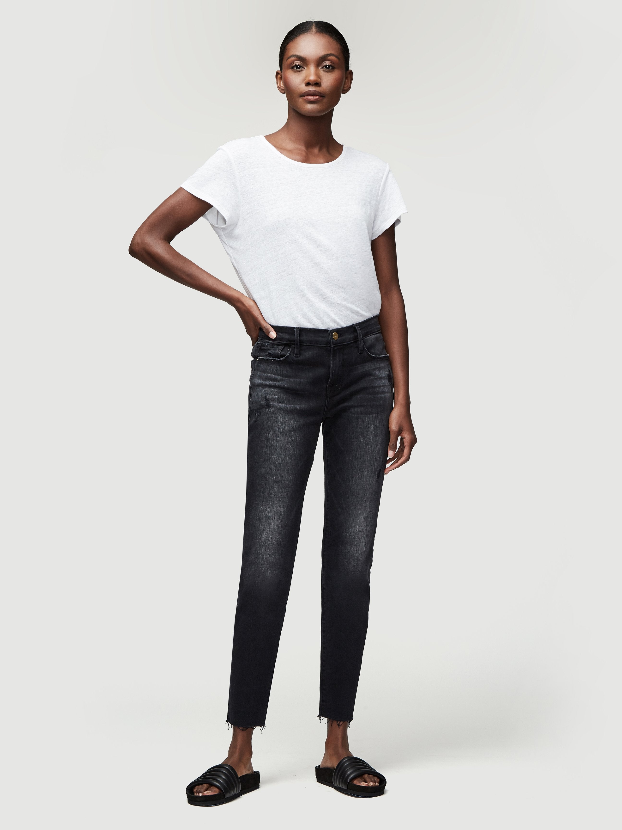 jeans front full body view