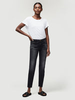 Le Garcon Crop Raw Edge 