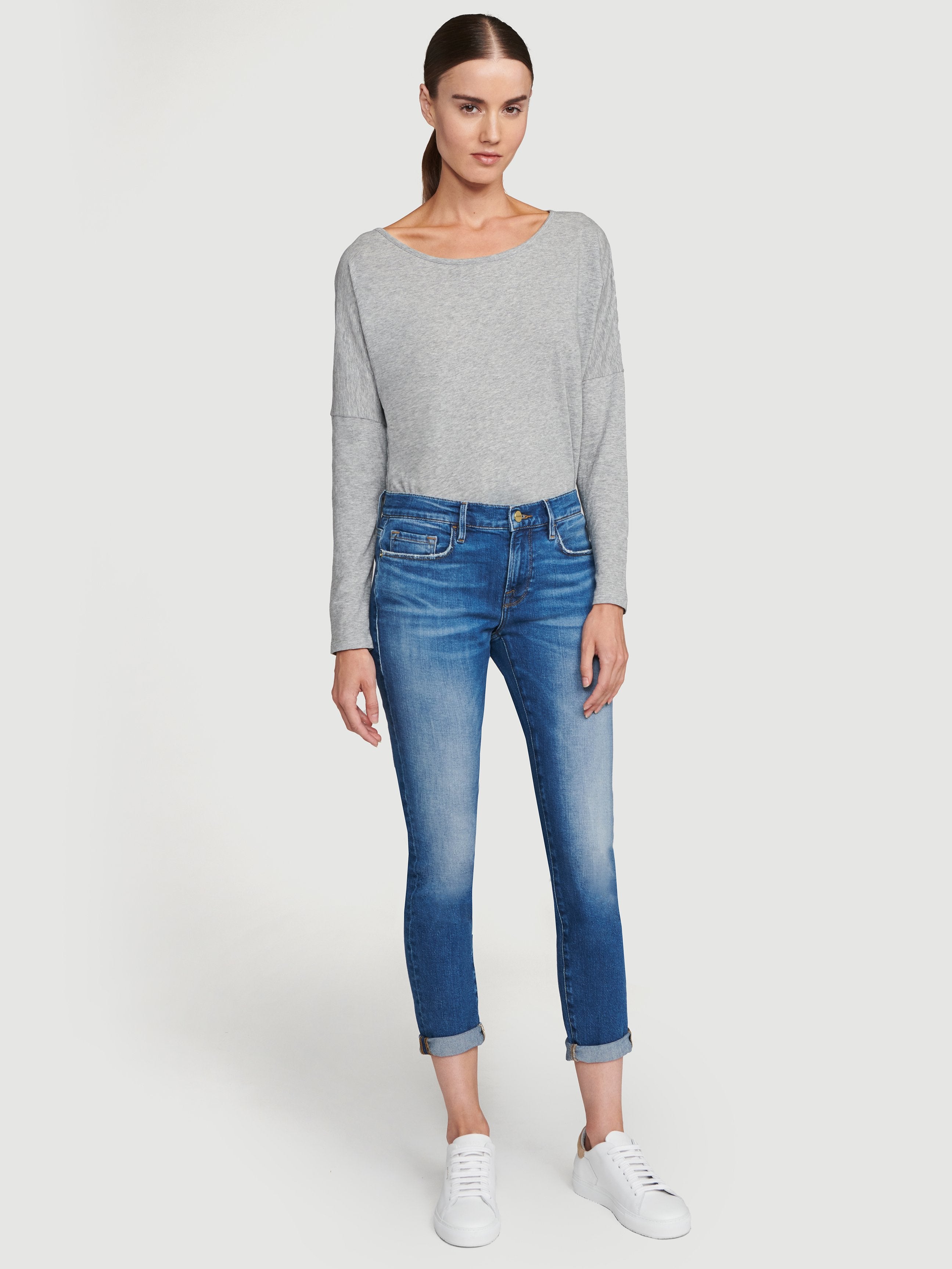 jeans front full body view