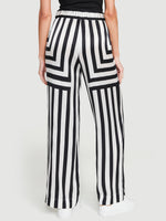 Silk Mix Stripe PJ Pant 