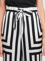 Silk Mix Stripe PJ Pant 