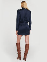 Silk Wrap Party Dress 